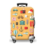 TDC Elastic Luggage Cover Luggage Suitcase cover Super Lightweight Luggage Protector Dustproof Suitcase Cover … (color1, M)